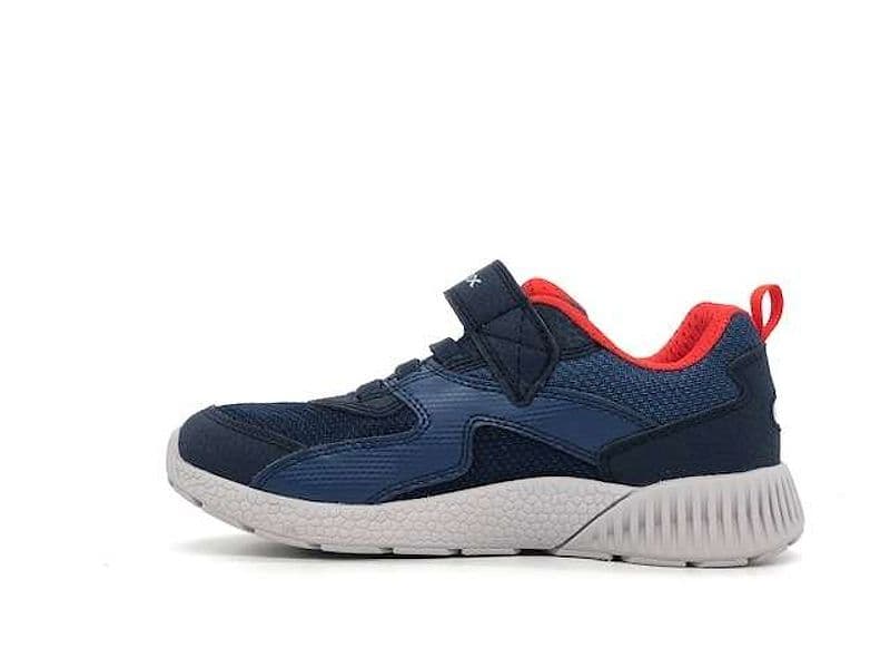 GEOX Sneakers bambino J SVETH B. A navy red in Sneaker casual Calzature Durello - Agna, commercioVirtuoso.it