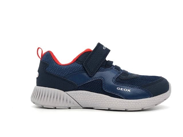 GEOX Sneakers bambino J SVETH B. A navy red in Sneaker casual Calzature Durello - Agna, commercioVirtuoso.it
