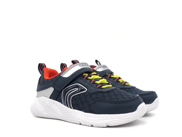 GEOX Sneakers bambino J SPRINTYE B. B navy arancione - 5