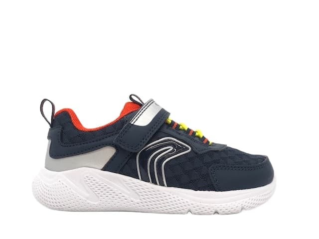 GEOX Sneakers bambino J SPRINTYE B. B navy arancione in Sneaker casual Calzature Durello - Agna, commercioVirtuoso.it
