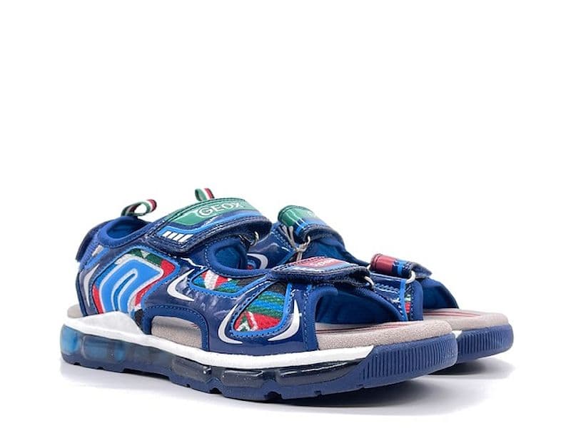 GEOX Sandali bambino J. S. ANDROID B. A Navy multicolore - 6