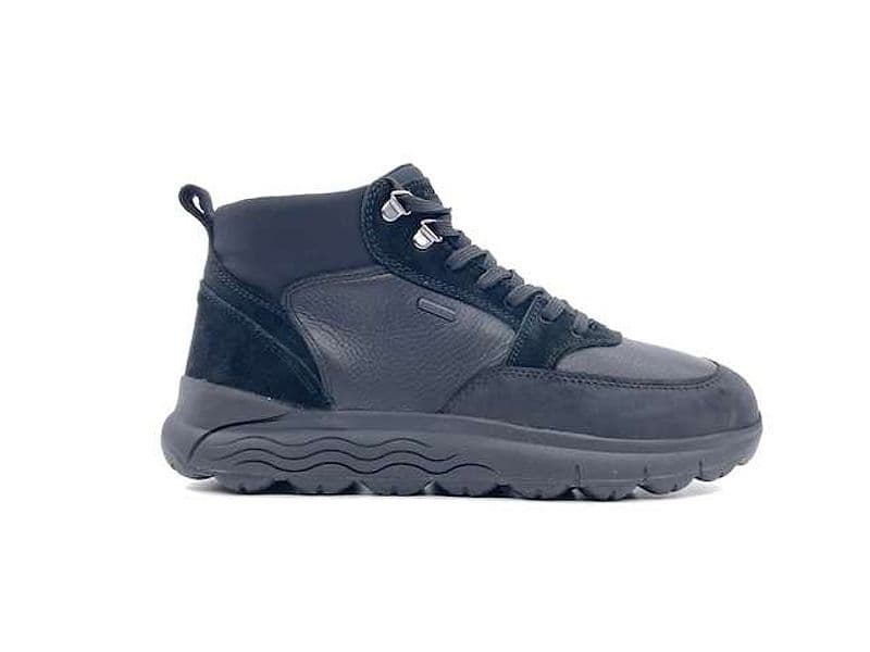 GEOX Scarponcino Uomo Spherica Black in Stivali Calzature Durello - Agna, commercioVirtuoso.it