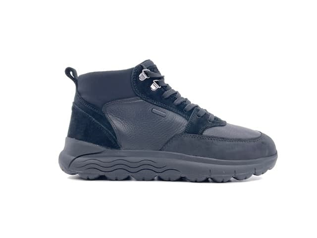 GEOX Scarponcino Uomo Spherica Black in Stivali Calzature Durello - Agna, commercioVirtuoso.it