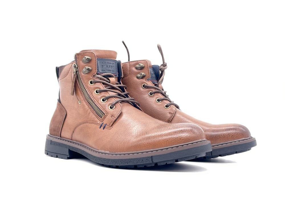 GIANNI Scarponcino Uomo Camel - 6