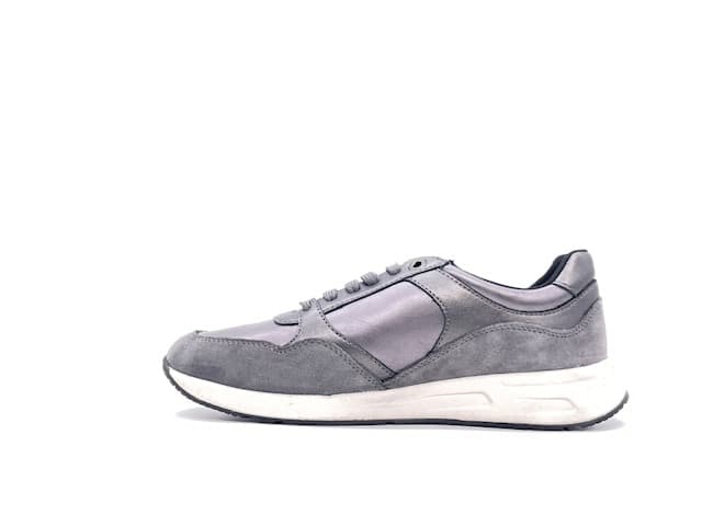 GEOX Sneakers Donna Bulmy Metal Dk Stone in Sneaker casual Calzature Durello - Agna, commercioVirtuoso.it
