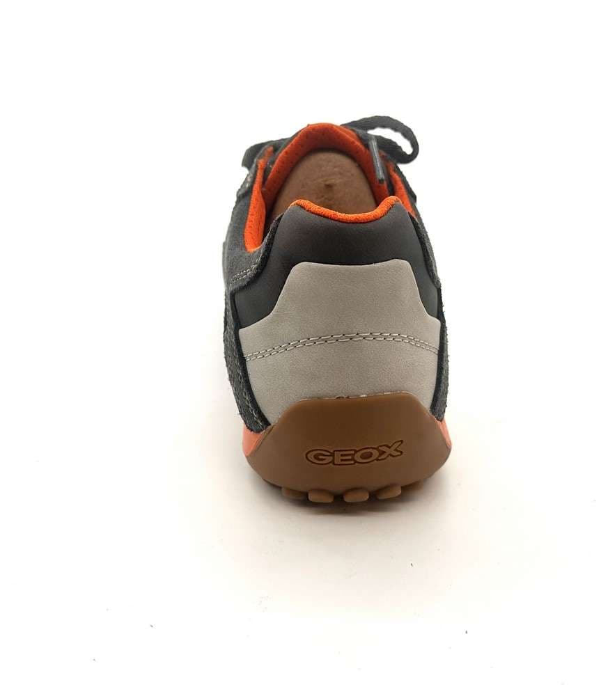 GEOX Sneakers uomo SNAKE Camoscio e Nabuk Grey in Sneaker casual Calzature Durello - Agna, commercioVirtuoso.it