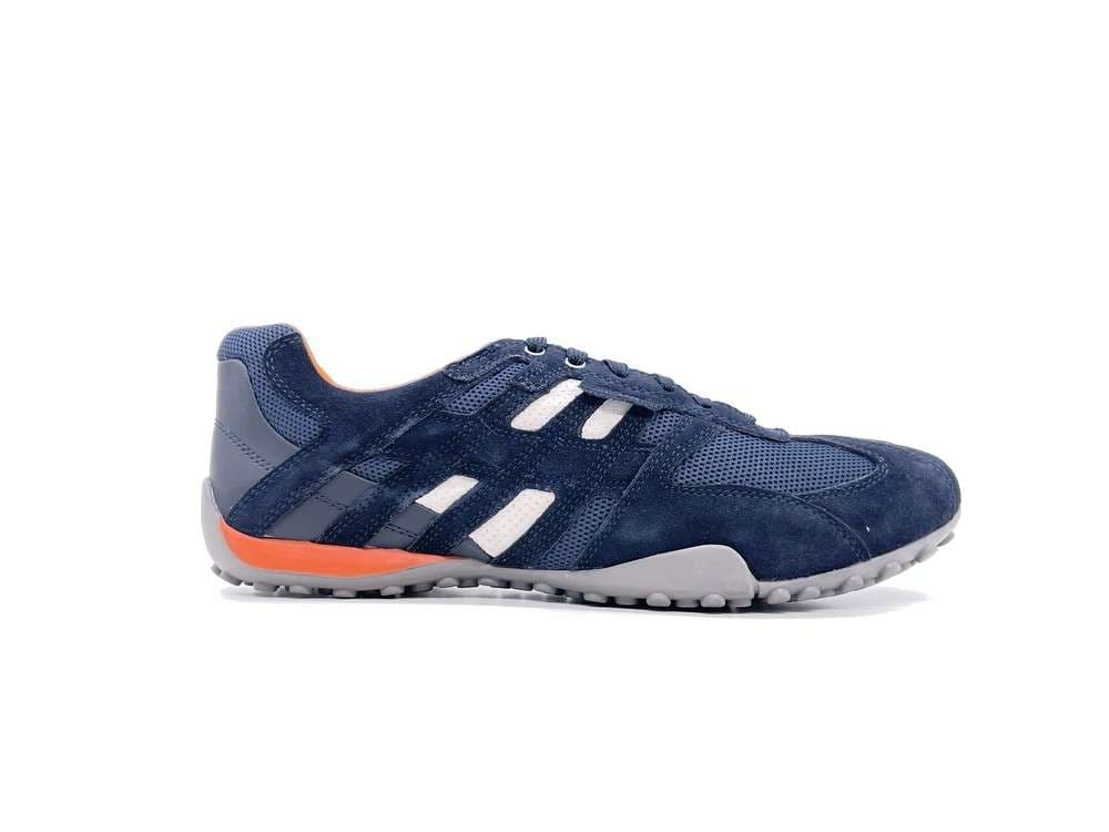 GEOX Sneakers Uomo Snake Navy in Sneaker casual Calzature Durello - Agna, commercioVirtuoso.it