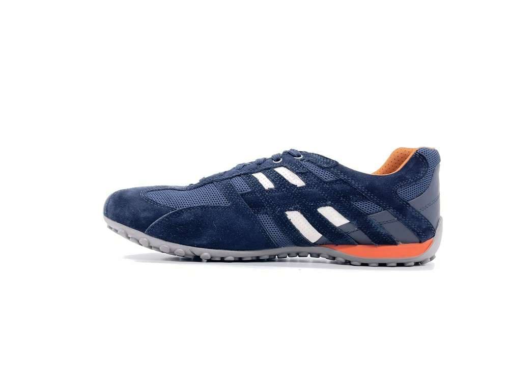 GEOX Sneakers Uomo Snake Navy in Sneaker casual Calzature Durello - Agna, commercioVirtuoso.it