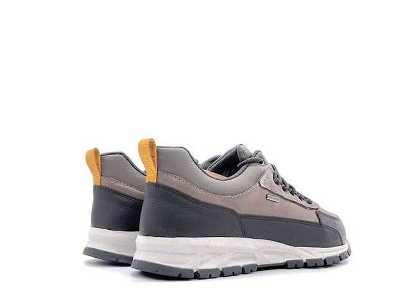 GEOX Sneakers Uomo Delray Coffe e grigio in Sneaker casual Calzature Durello - Agna, commercioVirtuoso.it