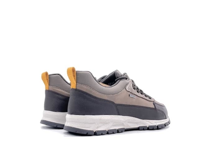 GEOX Sneakers Uomo Delray Coffe e grigio in Sneaker casual Calzature Durello - Agna, commercioVirtuoso.it