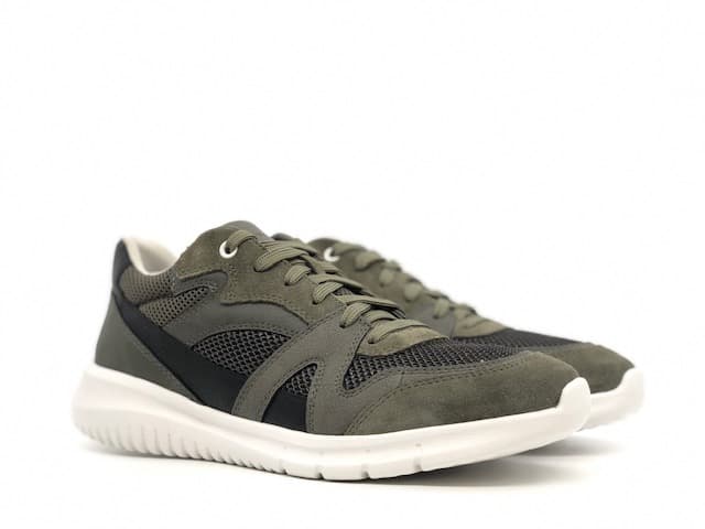 GEOX Sneakers uomo U MONREALE B olive - 6