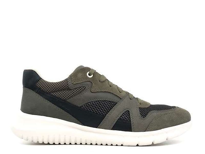 GEOX Sneakers uomo U MONREALE B olive in Sneaker casual Calzature Durello - Agna, commercioVirtuoso.it