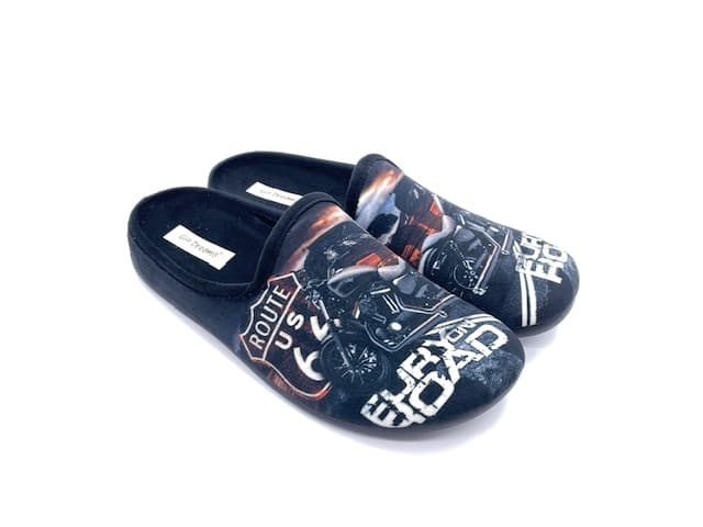 GIO DREAMS Ciabatta Chiusa Uomo Moto Nera - 5