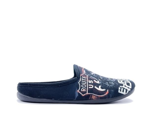 GIO DREAMS Ciabatta Chiusa Uomo Moto Nera in Pantofole Calzature Durello - Agna, commercioVirtuoso.it