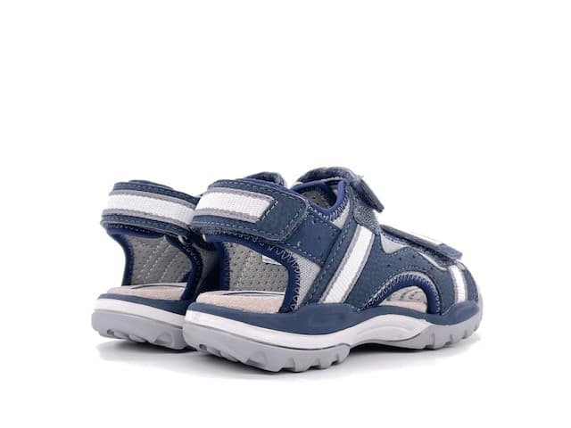 GEOX Sandali bambino BOREALIS B. B. Navy grigio in Sandali Calzature Durello - Agna, commercioVirtuoso.it