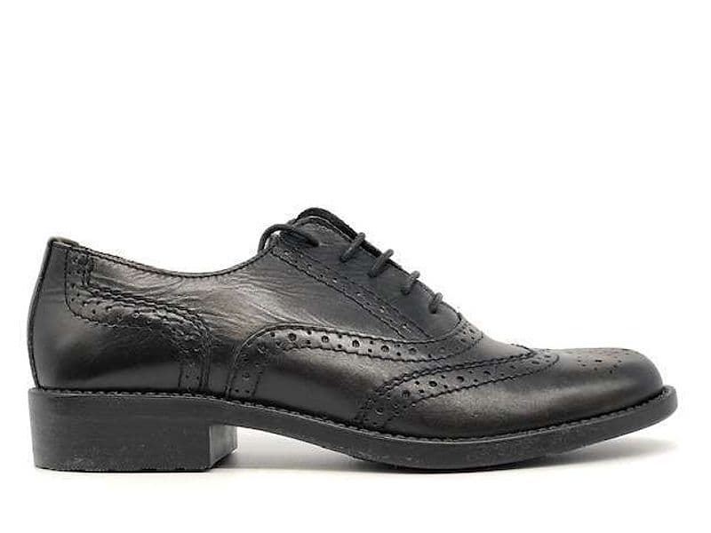 Francesina donna in pelle nera TRATTI in Oxford e Derby Calzature Durello - Agna, commercioVirtuoso.it