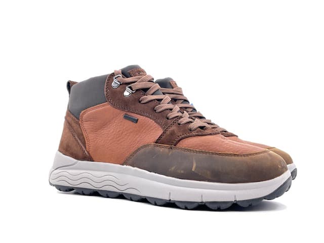 GEOX Scarponcino Uomo Spherica Cognac - 5