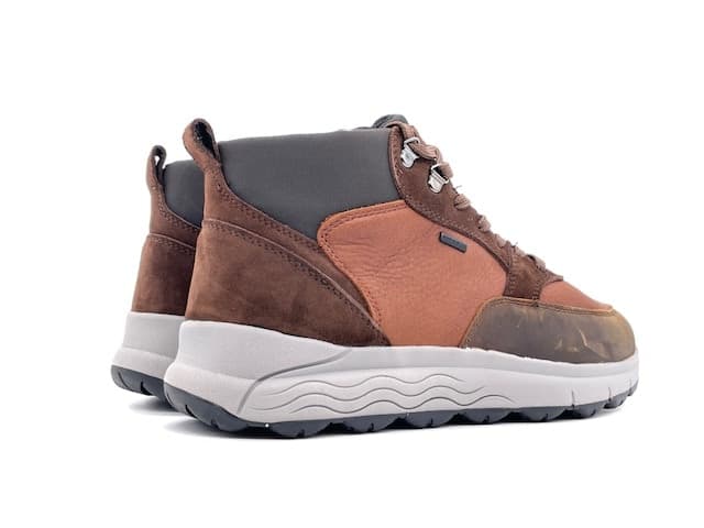 GEOX Scarponcino Uomo Spherica Cognac in Stivali Calzature Durello - Agna, commercioVirtuoso.it