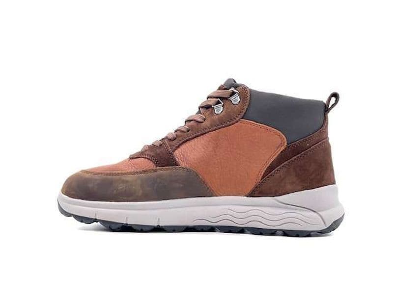 GEOX Scarponcino Uomo Spherica Cognac - 5
