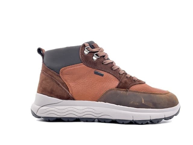 GEOX Scarponcino Uomo Spherica Cognac in Stivali Calzature Durello - Agna, commercioVirtuoso.it
