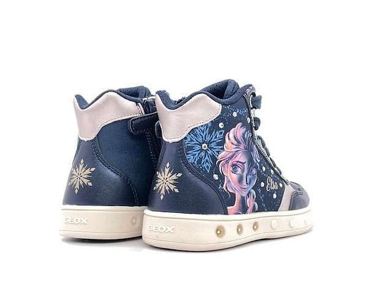 GEOX Sneakers Bambina J Skylin Navy Platinum in Sneaker casual Calzature Durello - Agna, commercioVirtuoso.it