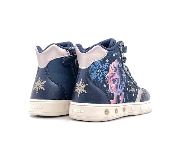 GEOX Sneakers Bambina J Skylin Navy Platinum in Sneaker casual Calzature Durello - Agna, commercioVirtuoso.it