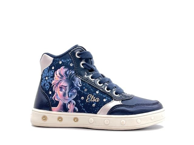 GEOX Sneakers Bambina J Skylin Navy Platinum in Sneaker casual Calzature Durello - Agna, commercioVirtuoso.it