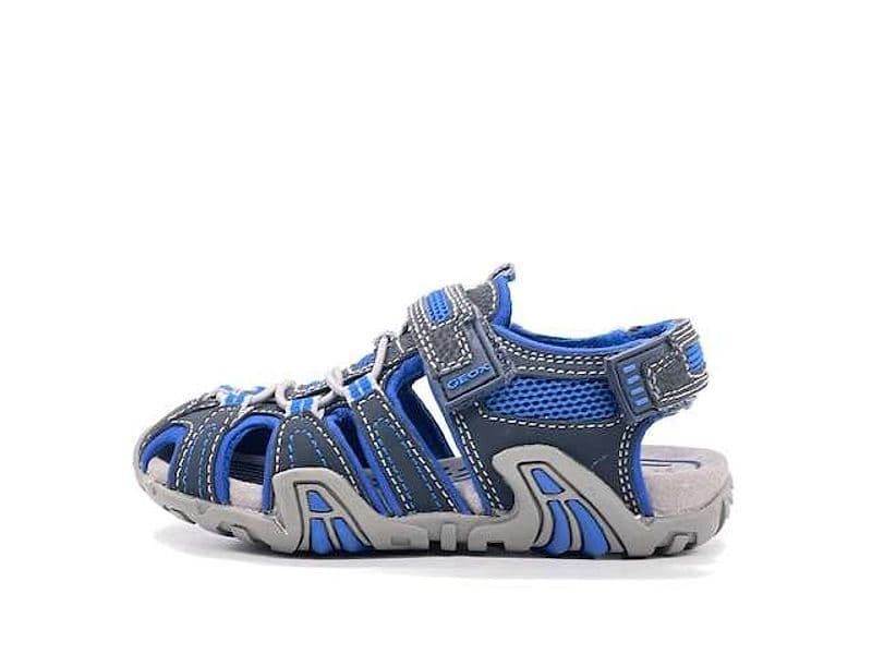 GEOX Sandali bambino J SAND. KRAZE G navy royal in Sandali Calzature Durello - Agna, commercioVirtuoso.it