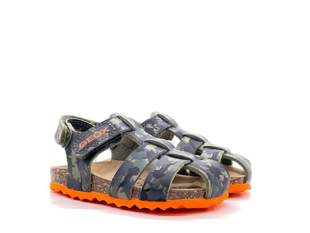 GEOX Sandali bambino CHALKI B military arancione - 6