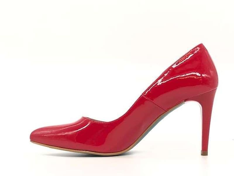 GIULIA Décolleté Bermellon Rosso Vernice in Ritocchi alla verniciatura Calzature Durello - Agna, commercioVirtuoso.it