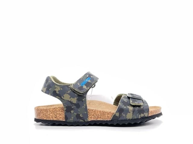 GEOX Sandali bambino J GHITA B Camouflage green in Sandali Calzature Durello - Agna, commercioVirtuoso.it