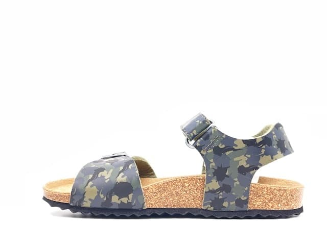 GEOX Sandali bambino J GHITA B Camouflage green in Sandali Calzature Durello - Agna, commercioVirtuoso.it