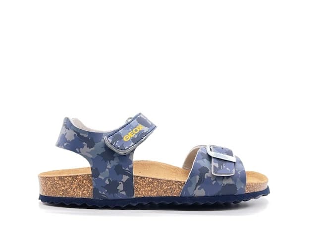 GEOX Sandali bambino J GHITA B Grey navy in Sandali Calzature Durello - Agna, commercioVirtuoso.it