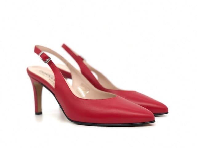 DONNA SOFT Slingback DS0742 rosso - 6
