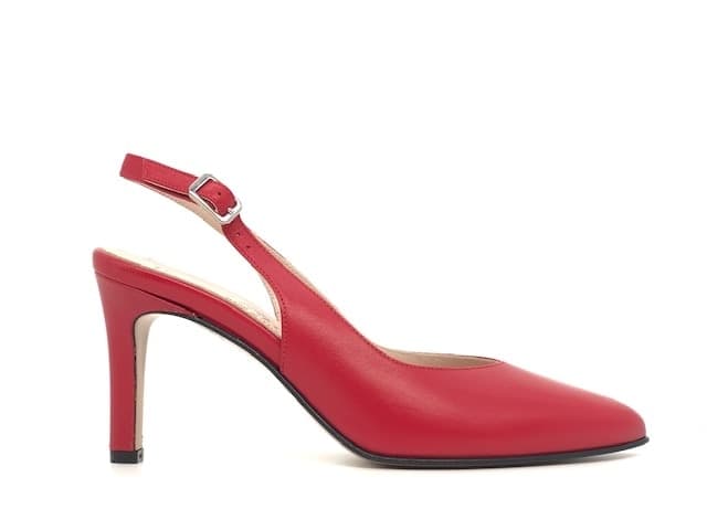DONNA SOFT Slingback DS0742 rosso in Scarpe col tacco Calzature Durello - Agna, commercioVirtuoso.it