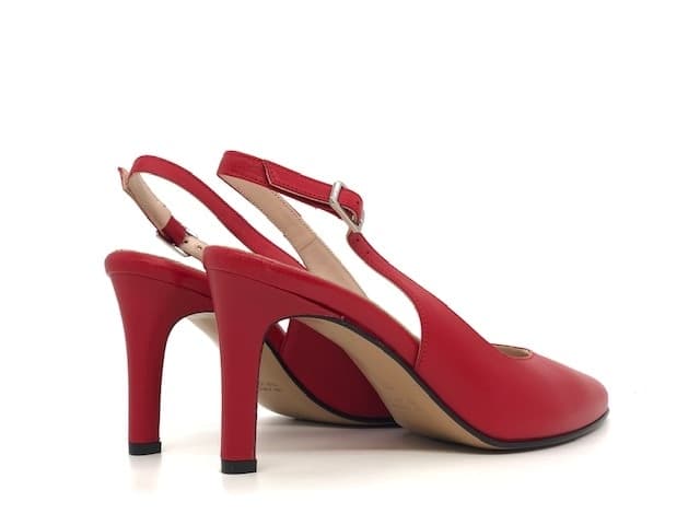 DONNA SOFT Slingback DS0742 rosso in Scarpe col tacco Calzature Durello - Agna, commercioVirtuoso.it