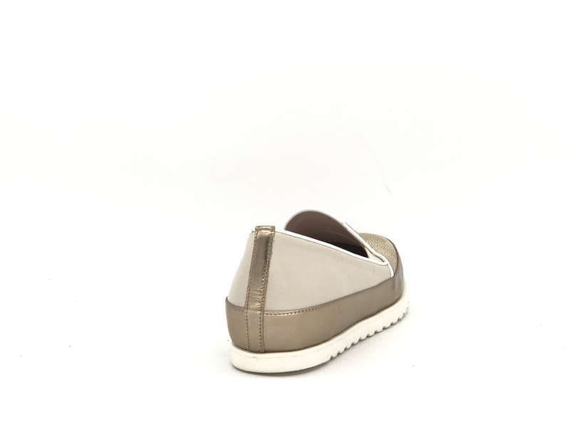 DONNA SOFT Slip on MOT034 gold in Loafer e mocassini Calzature Durello - Agna, commercioVirtuoso.it