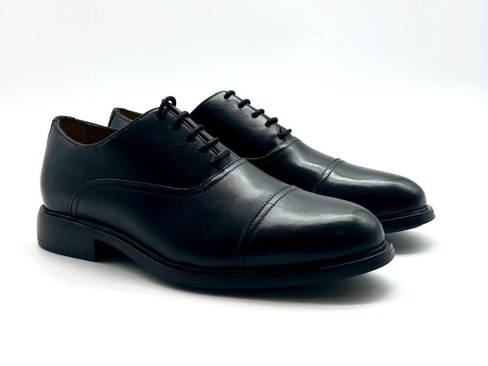 FONTANA Scarpe 6171 classiche nere fondo gomma XL