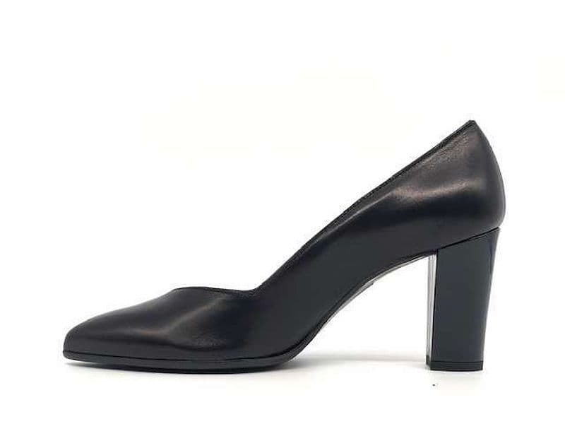 ELLEN Décolleté a punta in pelle nera tacco 75 in Scarpe col tacco Calzature Durello - Agna, commercioVirtuoso.it