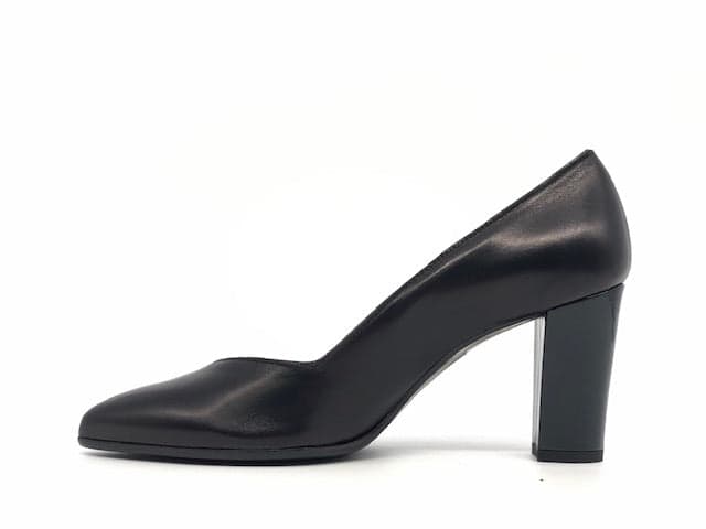 ELLEN Décolleté a punta in pelle nera tacco 75 in Scarpe col tacco Calzature Durello - Agna, commercioVirtuoso.it