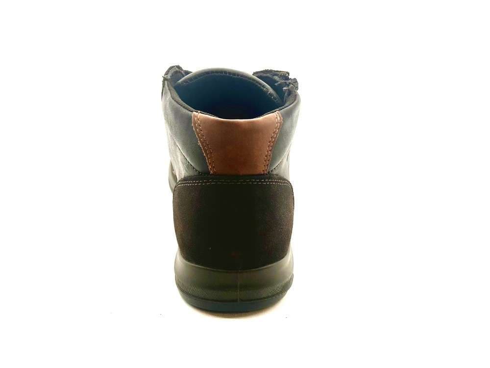 ENVAL SOFT Scarponcino uomo in pelle e camoscio testa di moro in Scarpe stringate basse Calzature Durello - Agna, commercioVirtuoso.it