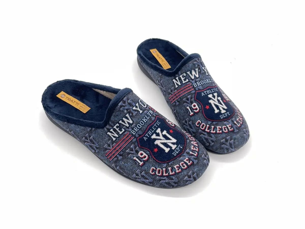 DOREA Ciabatta chiusa uomo NEW YORK CITY Blu - 6