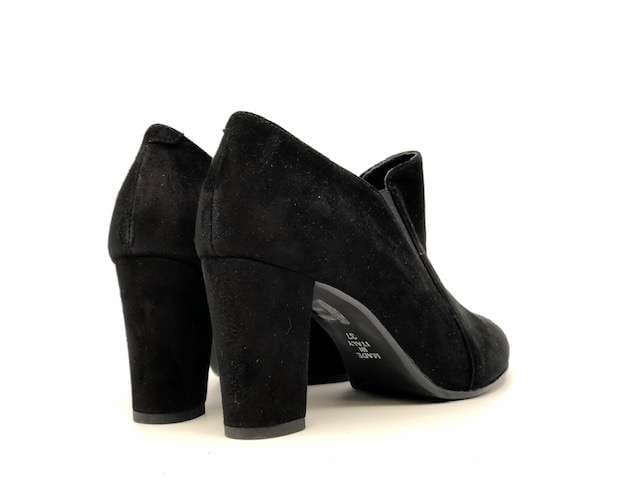 ELLEN Décolleté chiuse nera a punta in pelle scamosciata in Scarpe col tacco Calzature Durello - Agna, commercioVirtuoso.it