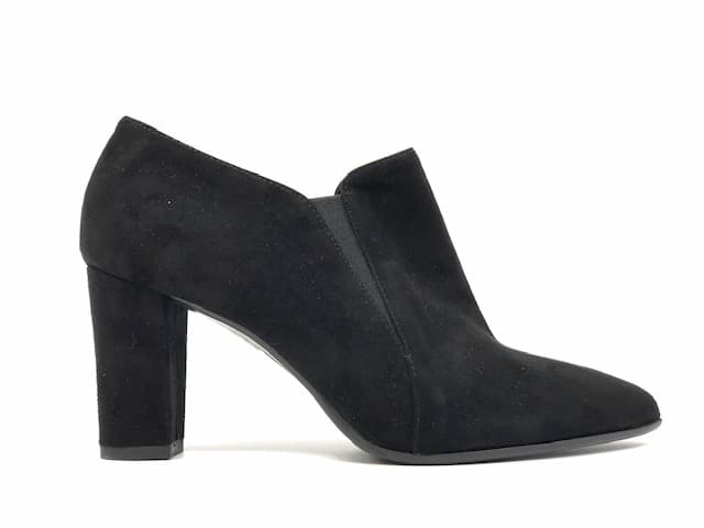 ELLEN Décolleté chiuse nera a punta in pelle scamosciata in Scarpe col tacco Calzature Durello - Agna, commercioVirtuoso.it