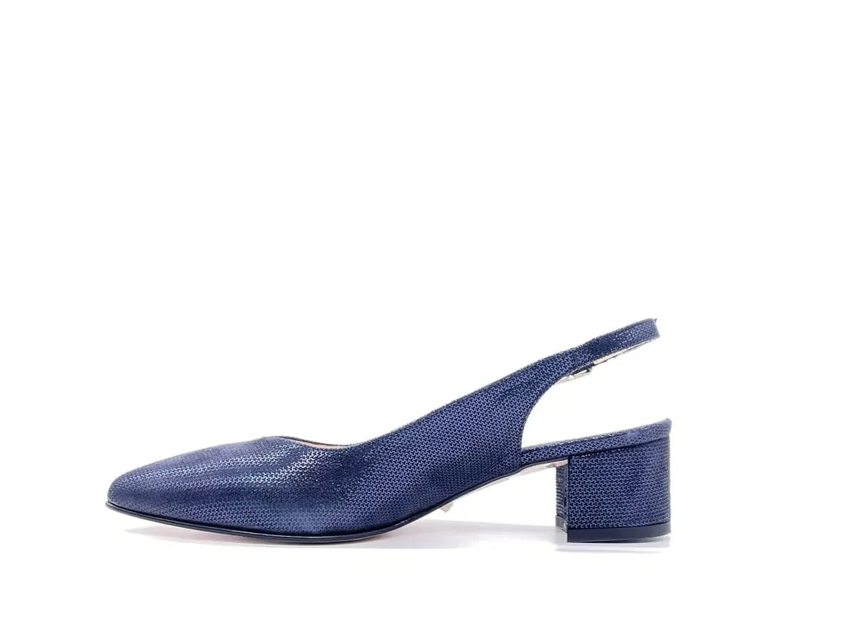 ELLEN Slingback basso donna Iron Blue in Scarpe col tacco Calzature Durello - Agna, commercioVirtuoso.it