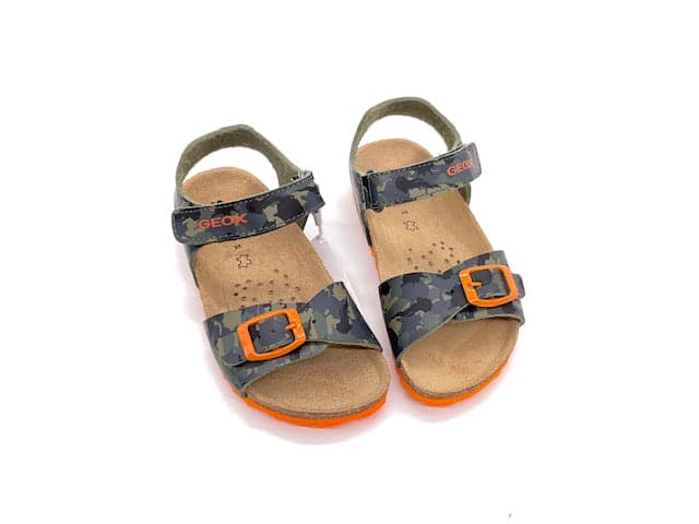 GEOX Sandali Bambino B S. CHALKI military arancione in Sandali Calzature Durello - Agna, commercioVirtuoso.it