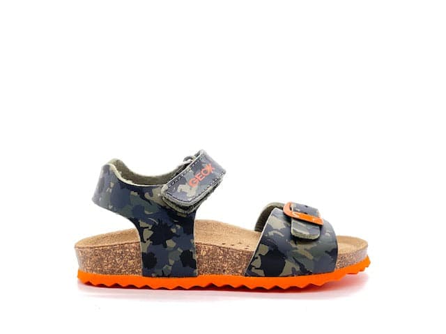 GEOX Sandali Bambino B S. CHALKI military arancione in Sandali Calzature Durello - Agna, commercioVirtuoso.it