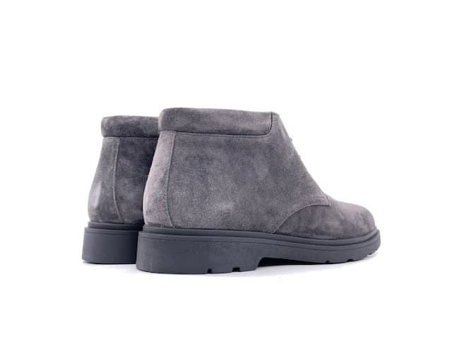GEOX Polacchino U SPHERICA EC1 B in pelle suede grigia in Stivali Calzature Durello - Agna, commercioVirtuoso.it