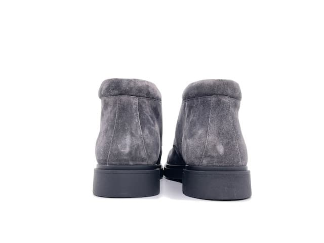 GEOX Polacchino U SPHERICA EC1 B in pelle suede grigia in Stivali Calzature Durello - Agna, commercioVirtuoso.it