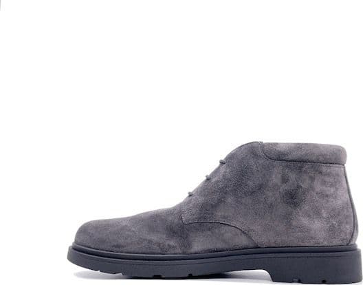 GEOX Polacchino U SPHERICA EC1 B in pelle suede grigia in Stivali Calzature Durello - Agna, commercioVirtuoso.it